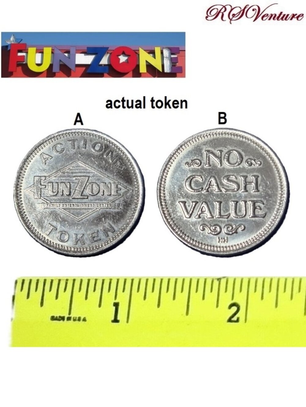 Vintage FunZone Amusements Token